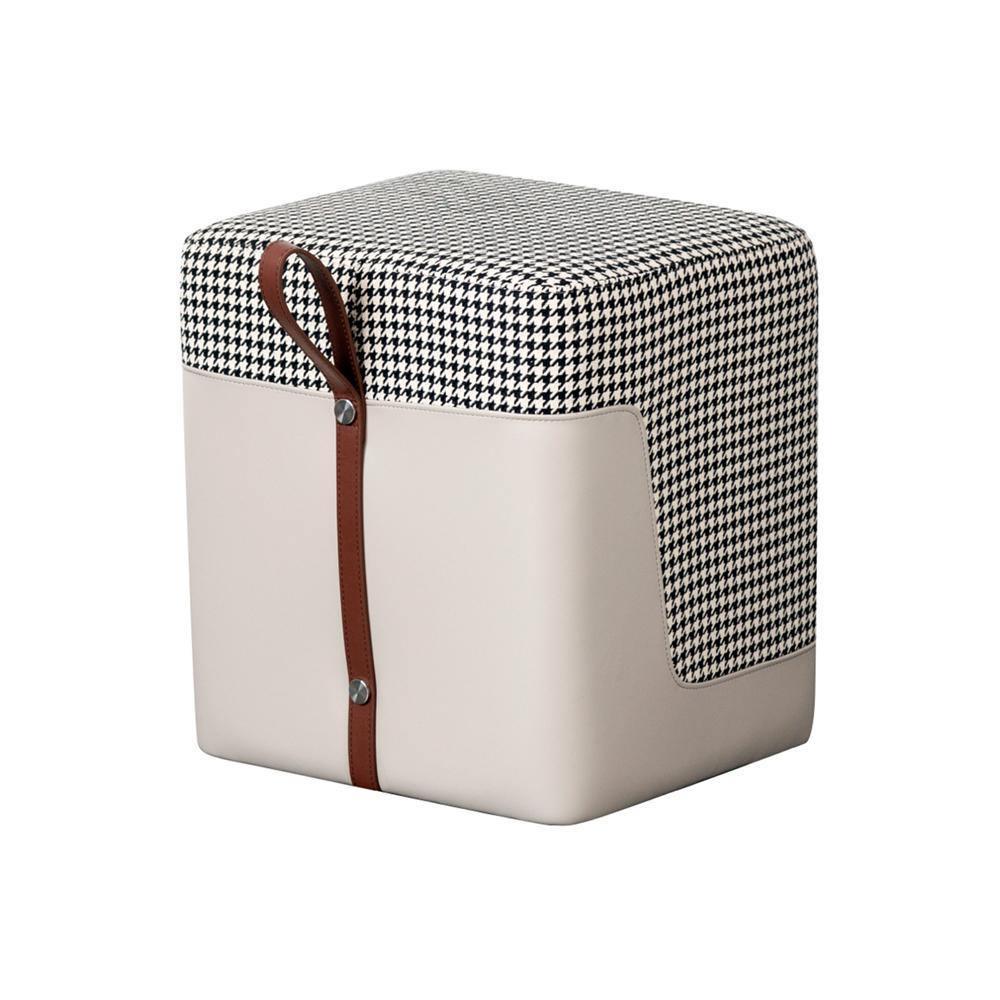 Rotteck Stool, Footstool, Ottoman-Weilai Concept-Lattice-Weilai Concept