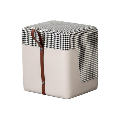 Rotteck Stool, Footstool, Ottoman-Weilai Concept-Lattice-Weilai Concept