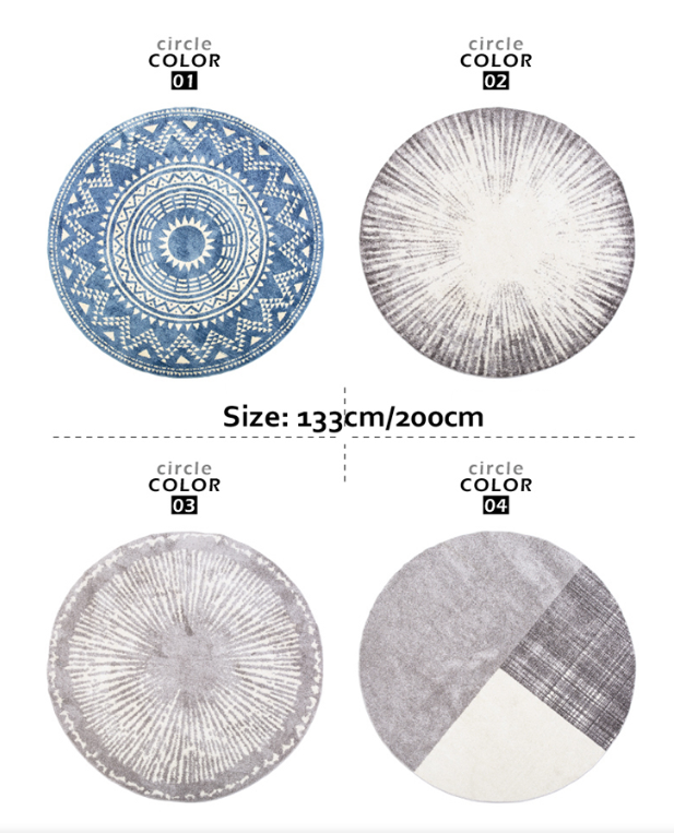 Rome Round Wool Rug II