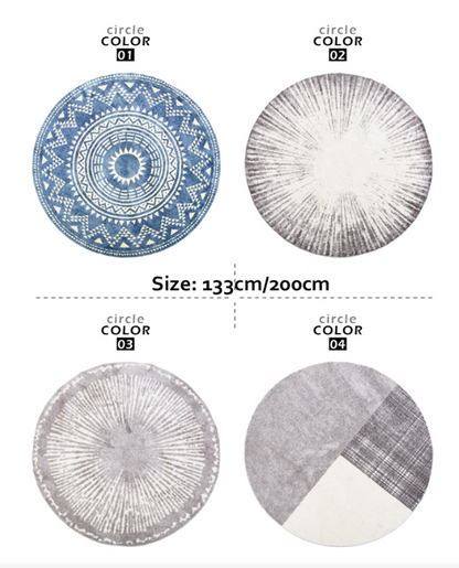 Rome Round Wool Rug II