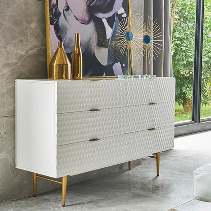 Rutland Sideboard, Gold & White-Weilai Concept-Weilai Concept