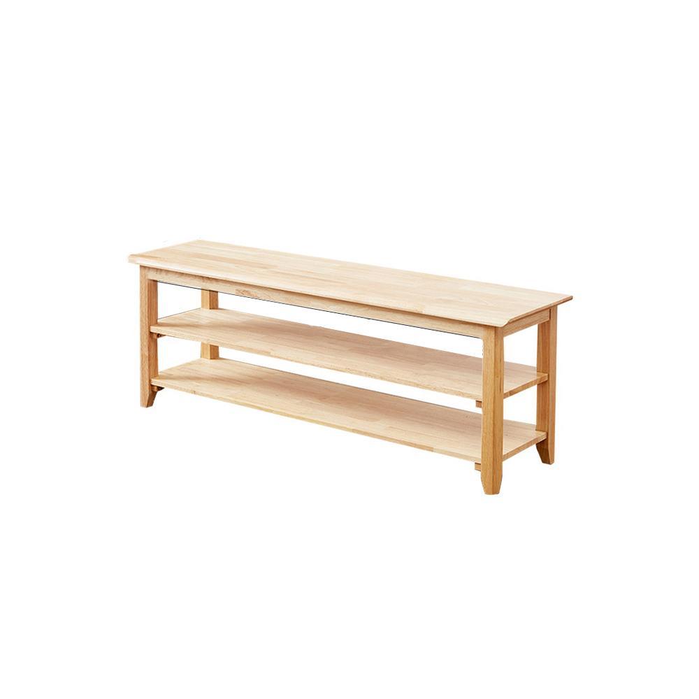 S1412 Shoe Storage Bench, Oak-Weilai Concept-Weilai Concept