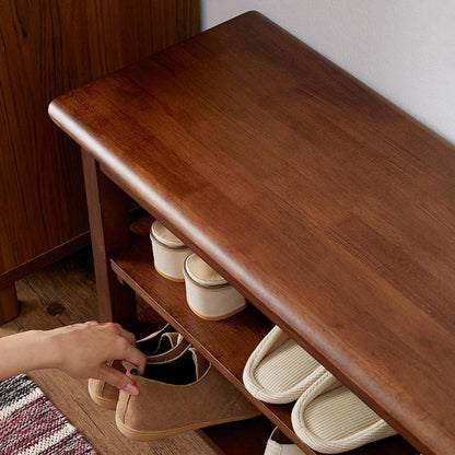 S1412 Shoe Storage Bench, Oak-Weilai Concept-Weilai Concept