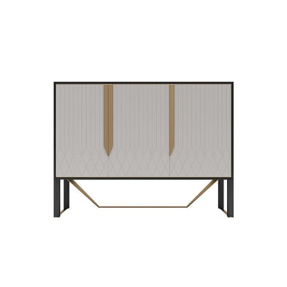S912 Sideboard, Khaki & Gold-Weilai Concept-Weilai Concept