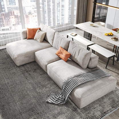 Samona Three Seater Sofa, Modular Sofa, Leathaire-Weilai Concept-Weilai Concept
