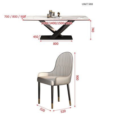 Sanders Dining Table, Sintered Stone