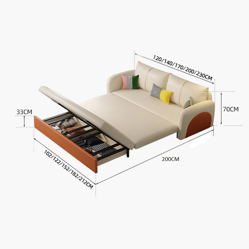 Sibyl Two Seater Sofa Bed-Two Seater Sofa-Weilai Concept-Weilai Concept