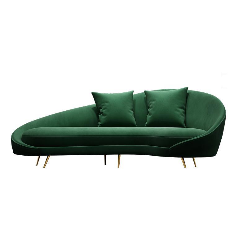 Slender Modern Armchair, Velvet For Clearance-Weilai-Weilai Concept