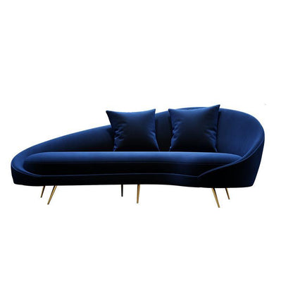 Slender Modern Armchair, Velvet For Clearance-Weilai-Weilai Concept