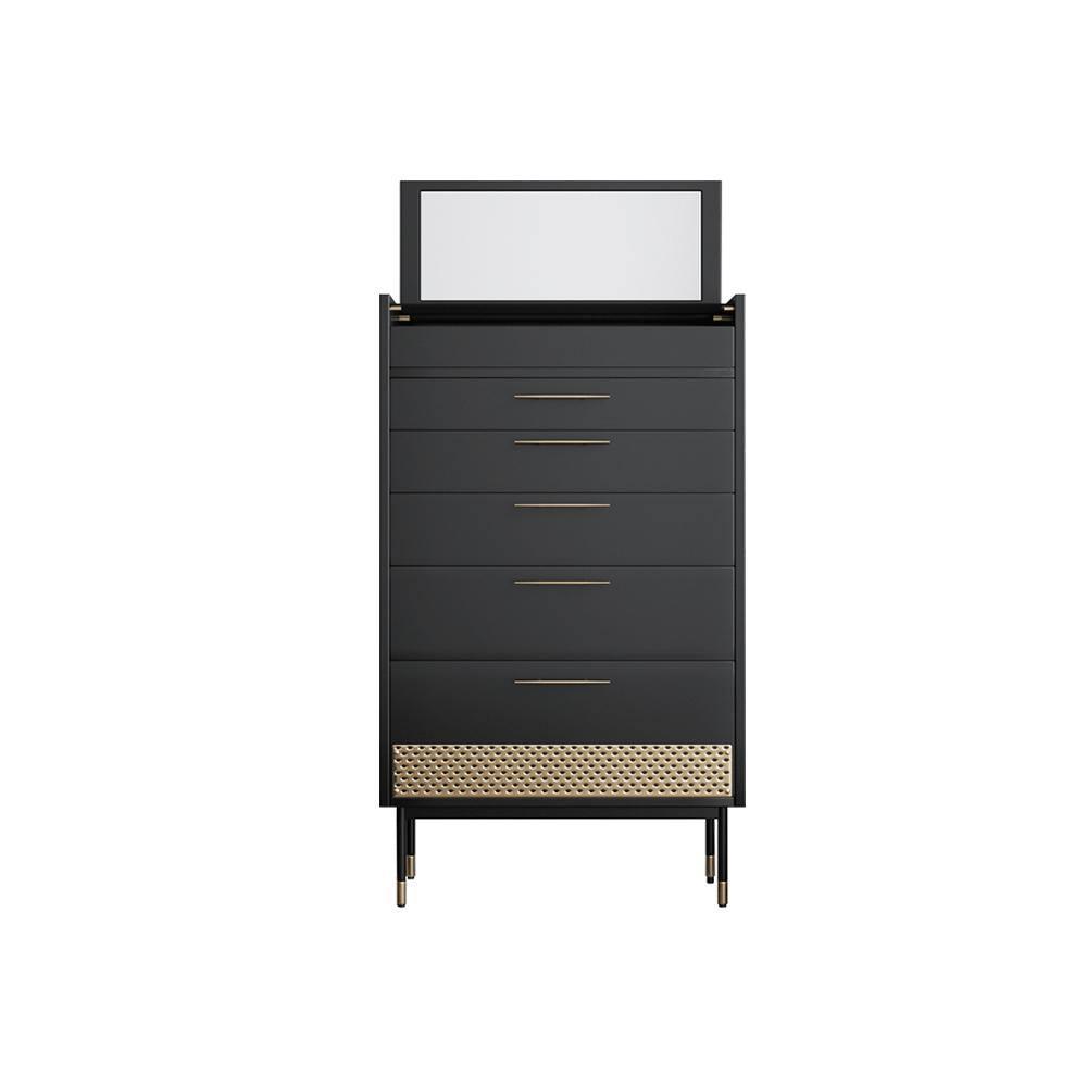 Tandy Chests Of Drawers With Mirror-Weilai Concept-Weilai Concept