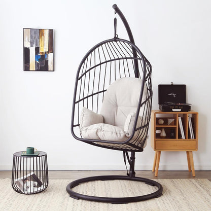 The CAGE Rattan Hanging Chair, Indoor/ Outdoor Furniture-Weilai Concept-Weilai Concept