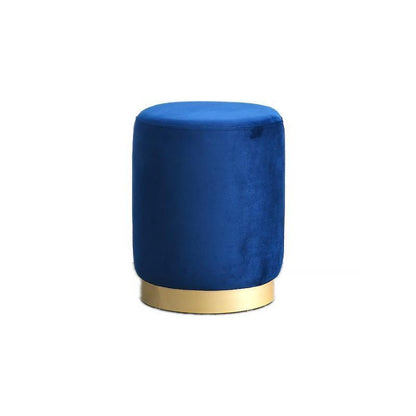 Valeria Footstool, Velvet-Weilai Concept-Weilai Concept