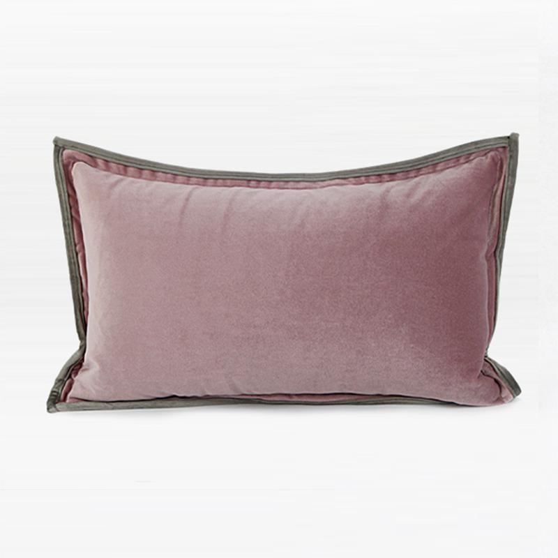VE312 Cushions, Velvet, More Color Available-Weilai Concept-Pink-30x50-Weilai Concept