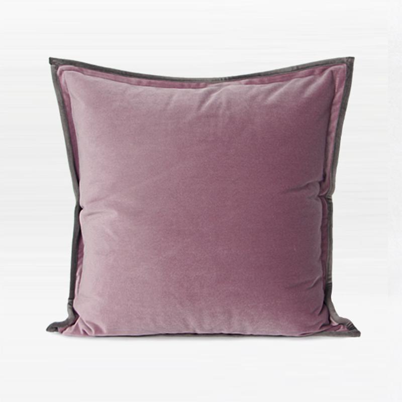VE312 Cushions, Velvet, More Color Available-Weilai Concept-Pink-45x45-Weilai Concept