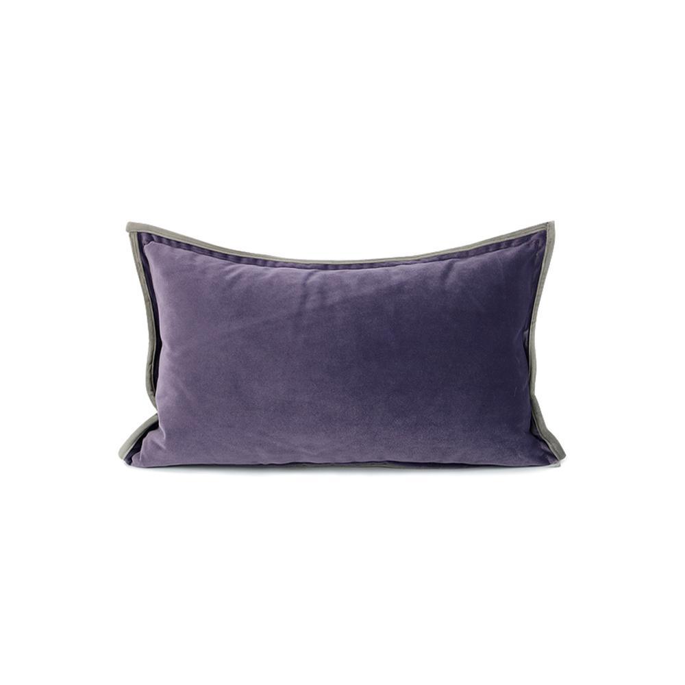 VE312 Cushions, Velvet, More Color Available-Weilai Concept-Purple-30x50-Weilai Concept