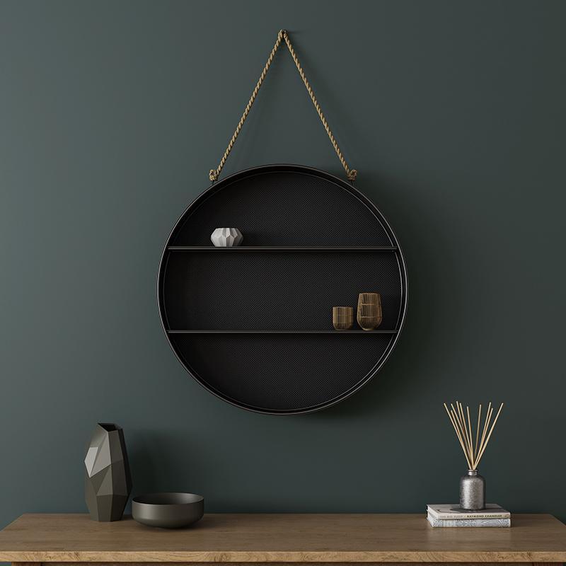 W92 Wall Storage, Black-Weilai Concept-Weilai Concept