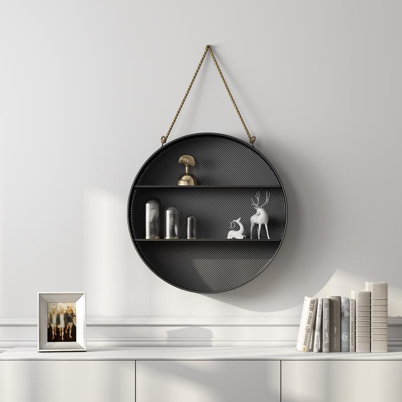 W92 Wall Storage, Black-Weilai Concept-Weilai Concept