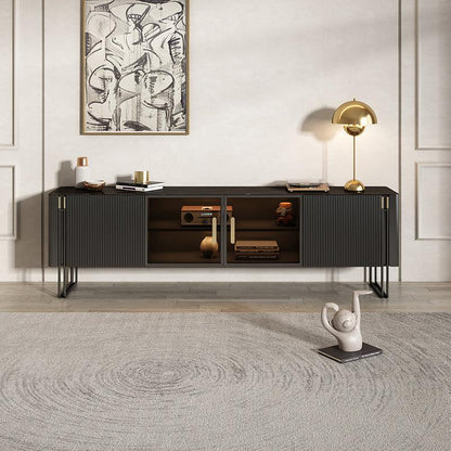 Bblythe Nesting Coffee Table Set, Black-Weilai Concept-Weilai Concept